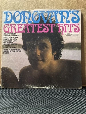 Donovan - Donovan's Greatest Hits - 1969 Vinyl LP Record Album Booklet - Image 1 of 4