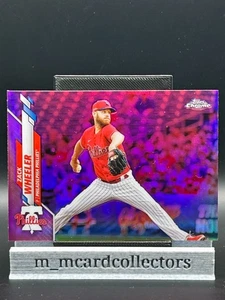 ZACK WHEELER 2020 Topps Chrome Update #U-20 Pink Refractor Philadelphia Phillies - Picture 1 of 3