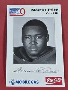 Marcus Price RC 1995 Senior Bowl LSU Tigers Rookie Card Buffalo Bills Saints A - Picture 1 of 2