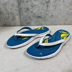 Under Armour 4D Foam Damengröße 8 bequeme Flip-Flops Sandalen Riemen blau - Bild 1 von 10