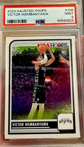 2023 Panini NBA Haunted Hoops Rookie Victor Wembanyama #108 PSA 9 Mint Star - Picture 1 of 2