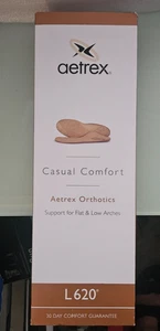 AETREX L620 L 620 CASUAL COMFORT ORTHOTICS NEW open box - Picture 1 of 4