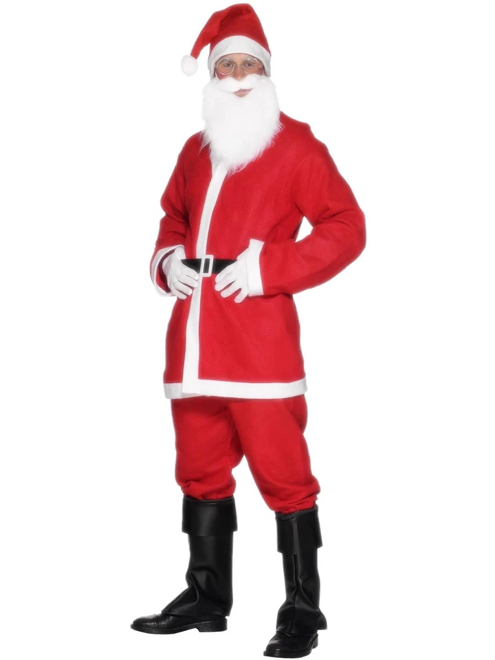 Traje de Papá Noel Adulto Disfraz de Navidad Mediano Foto 1 de 1