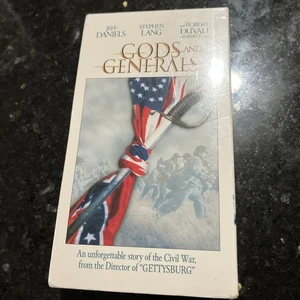 New Sealed VHS 2 Tape Set Gods and Generals Jeff Daniels Robert Duvall 2003 FS! - Picture 1 of 7