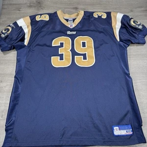 Reebok St. Louis Rams Stitched Stephen Jackson #39 Blau Trikot NFL Herren Größe 58 " - Bild 1 von 11