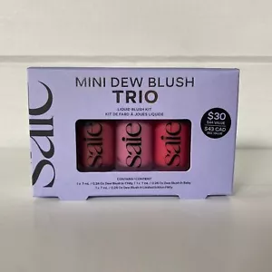 Saie Mini Dew Blush Trio Set Liquid Cream Gel Limited Edition Baby Chilly Flirty - Picture 1 of 9