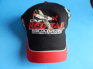 Gorra CAF Redtail Squadron America’s Tribute to the Tuskegee Airmen con pasador; nueva - Imagen 1 de 4