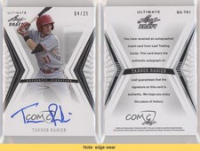 2012 Leaf Ultimate Draft Silver /25 Tanner Rahier #BA-TR1 Auto
