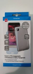 COVER IN TPU TRASPARENTE + PROTEZIONE IN VETRO TEMPERATO HUAWEI P8 LITE - Foto 1 di 1