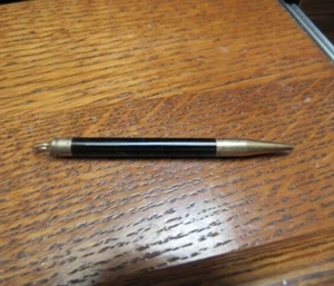 Antica matita meccanica Chatelaine AXT corpo nero 2-3/4"" anello appendiabiti - Foto 1 di 7
