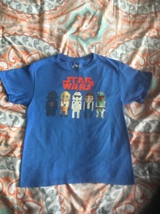 LEGO Star Wars  Short Sleeve Kids Size XXL (18) Blue TShirt - Picture 1 of 3