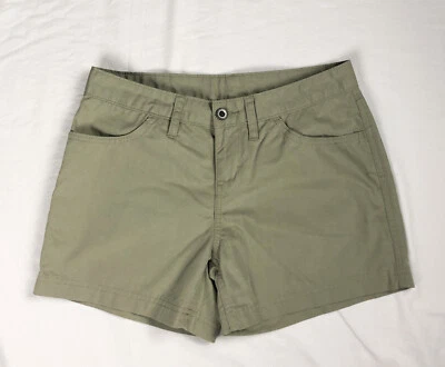 Pantalones Cortos Patagonia Verde Caqui Mezcla Algodón Orgánico Talla 2 Nuevos Foto 1 de 4