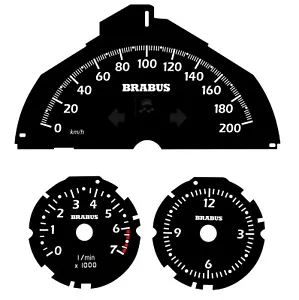 Tachoscheibe 200 km/h für Smart ForTwo 451 2012-2015 Brabus Xclusive Ultimate - Bild 1 von 1