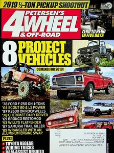 Petersen's 4 Wheel & Off-Road Magazine May 2019 8 Project vehicles for 2019 - Picture 1 of 2