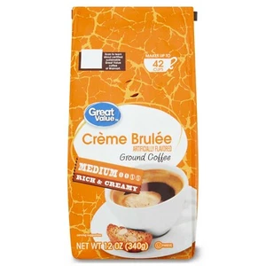 GREAT VALUE BRULEE MED ROASTED GROUND COFFEE 12oz BAG  - PACK OF 3 - Picture 1 of 3