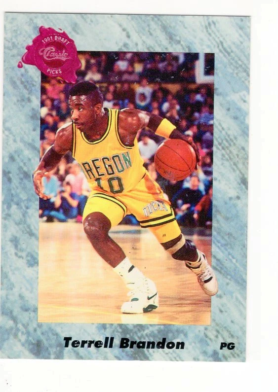 1991 Classic Four-Sport Terrell Brandon #154 Mt - Image 1 of 2