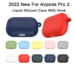 Funda de silicona líquida suave a prueba de golpes para Apple AirPods Pro 2da generación 2022 - Imagen 1 de 61