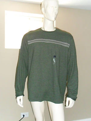 Men's Arrow Long Sleeve Doubler Crew-Neck Shirt Heather Green 3XL New with tag - Image 1 of 4