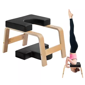 Yoga Headstand Bench Inversion Chair Exercise Workout Fitness Training - Picture 1 of 12