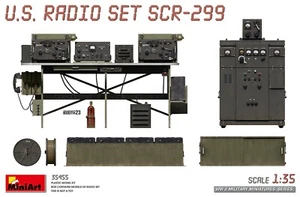 Miniart 1/35  WWII US SCR299 Radio Equipment #35455 📌Listed in USA📌new release - Picture 1 of 2