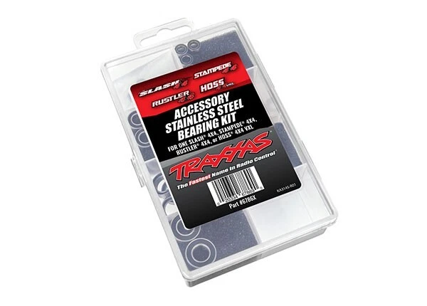 TRAXXAS 6786X Kit Cuscinetti Completi in Acciaio Inox HOSS SLASH STAMPEDE RUSTLE - Immagine 1 di 1