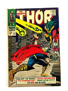 Thor #143 (1967) vtg comic book 1st Enchanters Three Stan Lee Jack Kirby Silver - Picture 1 of 19