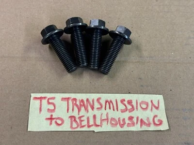87-93 Ford Mustang T5 Transmission TO Bellhousing Bolts METRIC 10.9 Flanged NEW! - Image 1 of 3