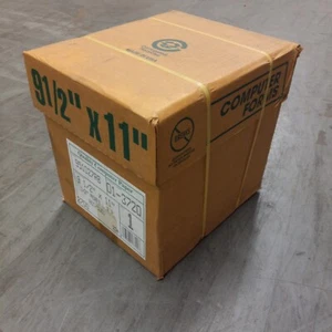 2700 Sheets Quality Blank Continuous Computer Paper 9 1/2 x 11 L&R PERF - Picture 1 of 2