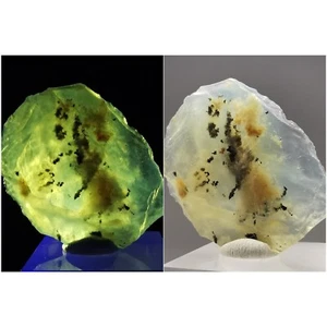 Ópalo activo UV 40,5 quilates raro / Arequipa, Perú / espécimen de piedras preciosas de cristal en bruto - Imagen 1 de 11