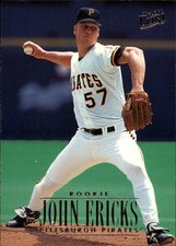 1996 Ultra Pittsburgh Pirates Baseball Card #263 John Ericks