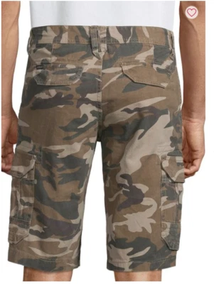 NWT BUFFALO David Bitton Camouflage Cotton Cargo Shorts Size: 29 - Image 1 of 2
