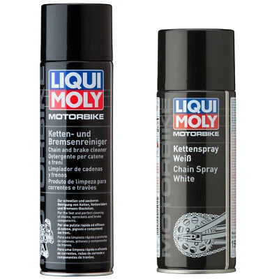 Liqui Moly Chain Spray & Chain Cleaner Brake Cleaner Motorbike Motorcycle - Image 1 of 4