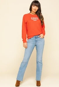 Pantalones de mezclilla para mujer Levi's clásicos de corte de bota lavado ligero talla 18 - Imagen 1 de 5