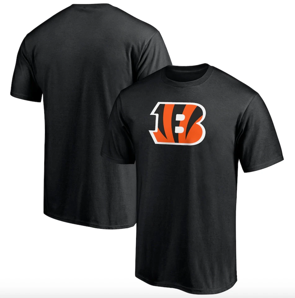 Camiseta Fanatics NFL Cincinnati Bengals Equipo Primario Logo - Nueva - Grande - Negra Foto 1 de 4