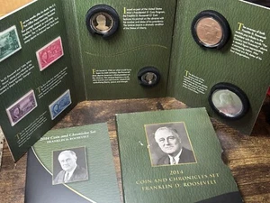 2014 Franklin Roosevelt Coin and Chronicles Set W/OGP + COA - Picture 1 of 4