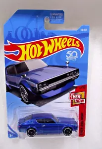 Nissan Skyline 2000 GT-R azul Hot Wheels entonces y ahora - Imagen 1 de 5