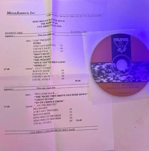 RADIO SHOW 9/29/97 KING BISCUIT: THE BAND LIVE IN CONCERT WITH TEN GREAT HITS - Picture 1 of 2