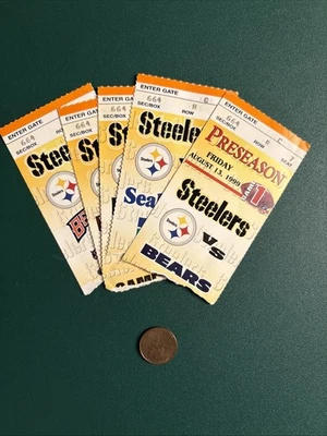 JOEY PORTER PRO DEBUT 1999 Steelers ticket stub lot BETTIS WARD COWHER VRABEL - Image 1 of 4