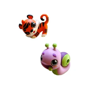 Crayola Kidrobot Tiger and Snail Lot of 2 Plastic Toy Replacements Freestanding - Picture 1 of 11
