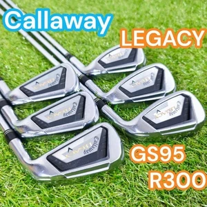 Callaway LEGACY Irons #5-9,Pw(6Clubs)/TRUE TEMPER GS95 R300/Flex:Regular - Picture 1 of 10