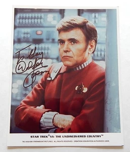 Foto firmada por Walter Koenig 8x10 Star Trek Chekov autógrafo automático - Imagen 1 de 2