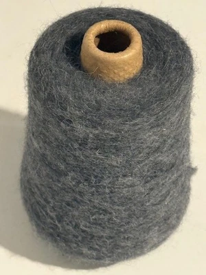 Fio de alpaca/lã merino/nylon cone cinza macio #1 peso 9 oz - Imagem 1 de 4