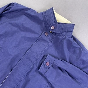Members Only Jacket Mens Medium Blue Classic Bomber Zip Mock Neck Windbreaker - Picture 1 of 17