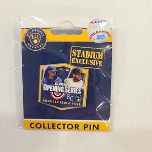 Milwaukee Brewers Opening Day Collector Pin 2025 Kansas City Royals WinCraft - Picture 1 of 3