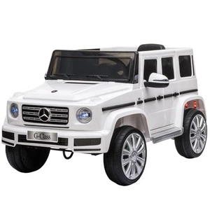 HOMCOM Mercedes Benz G500 12V Kids Electric Ride On Car w/ Remote Control White - Picture 1 of 12
