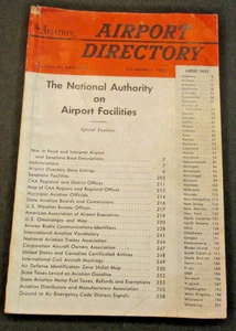 VTG 1953 Airport Directory Aviation Week USA 258p Book - Picture 1 of 10