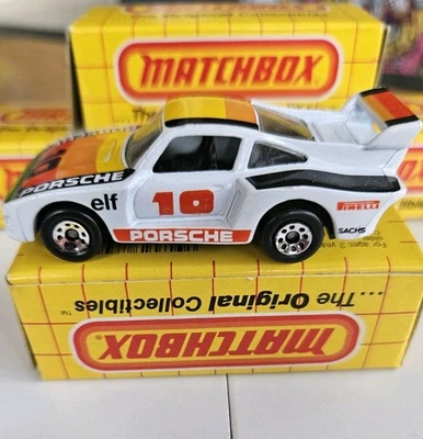 Vintage 80's Matchbox MB55 Super Porsche Racer White  - Image 1 of 4