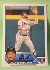 2023 Topps Series 1 - Jerar Encarnacion #318 (RC) - Miami Marlins - Picture 1 of 2
