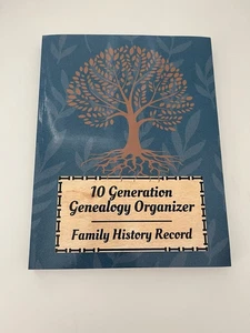 10 Generations Genealogy Organizer: Family Tree Record (Paperback) - Picture 1 of 4