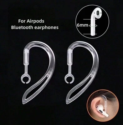 防丢失钩 透明 耳塞 透明 耳挂配件 2 件  — 第 1/3 张图片